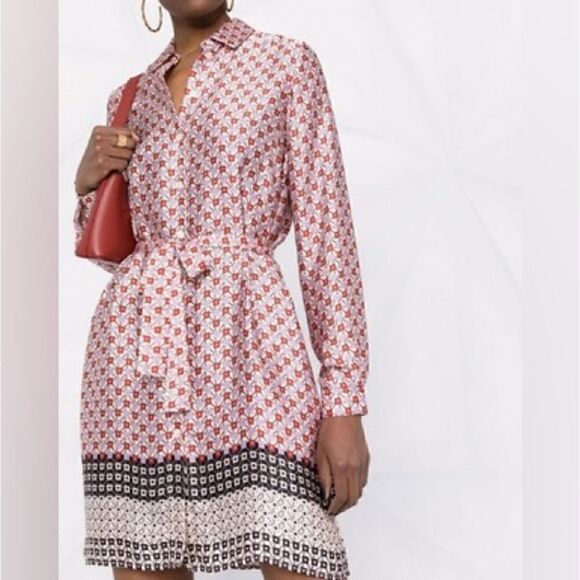 LIU JO geometric-patterned shirt dress - Picture 1 of 9